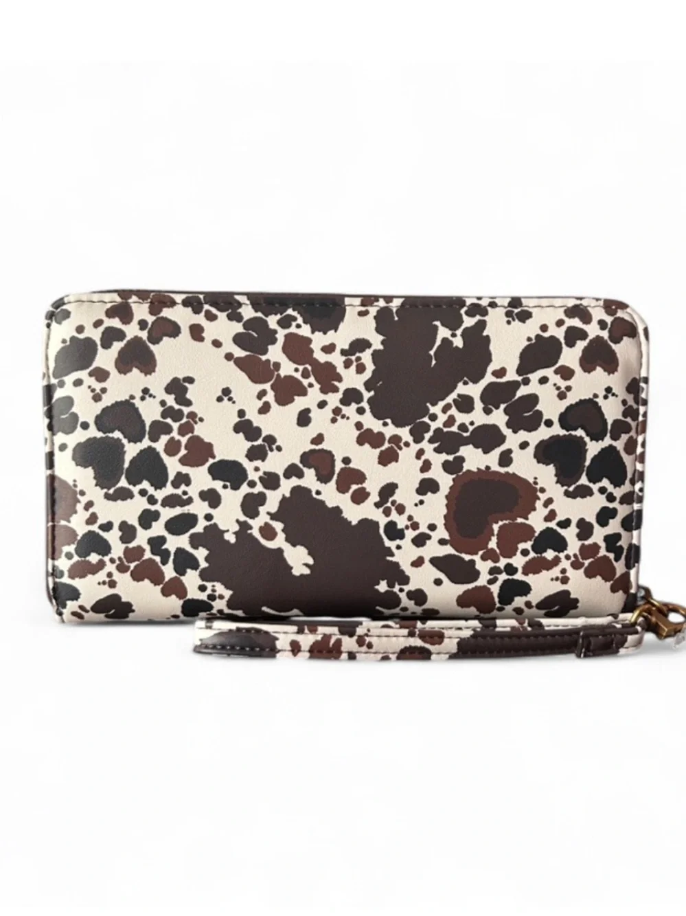 Betsey Johnson Heritage Speckled Cow Western Wallet NWT